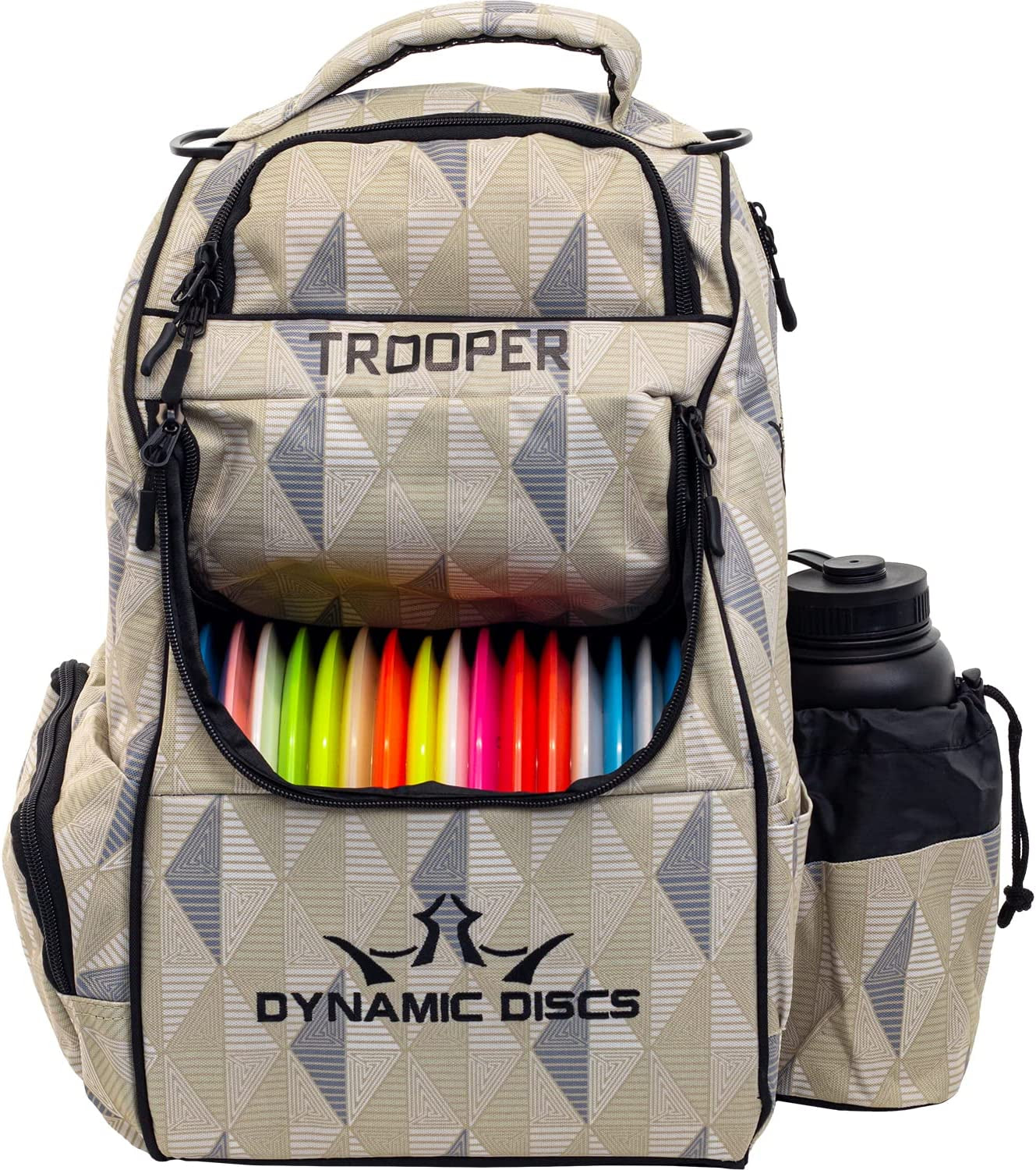 Trooper Disc Golf Backpack - Spacious, Lightweight & Durable Design for 18+ Discs - Ideal Gift for All Skill Levels