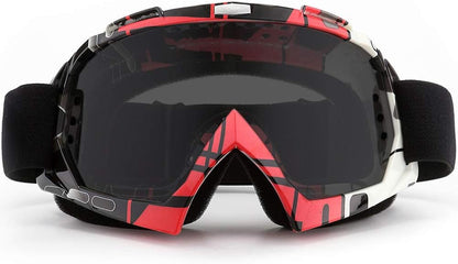 UV400 Dirt Bike & ATV Goggles - Windproof, Dustproof Motorcycle Goggles for Men, Women & Youth - Perfect for Motocross Riding!