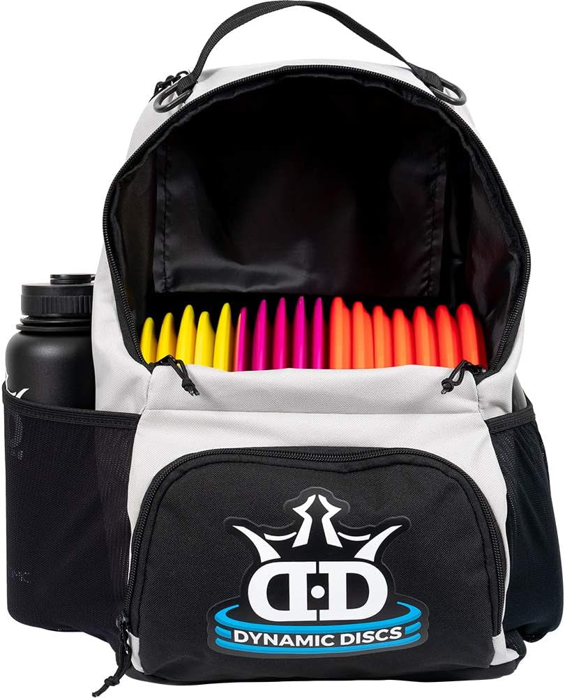 Cadet Disc Golf Bag - Lightweight, Durable & Perfect for Beginners - Holds 17+ Discs with Accessory Pouch & Water Bottle Holder - Made in the USA