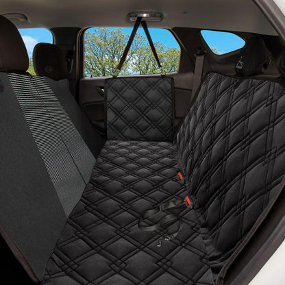 Ultimate Dog Car Seat Cover with Mesh Window - Heavy Duty, Non-Slip Hammock & Water-Resistant Protector for Cars, Trucks & SUVs (64" W X 60" L)