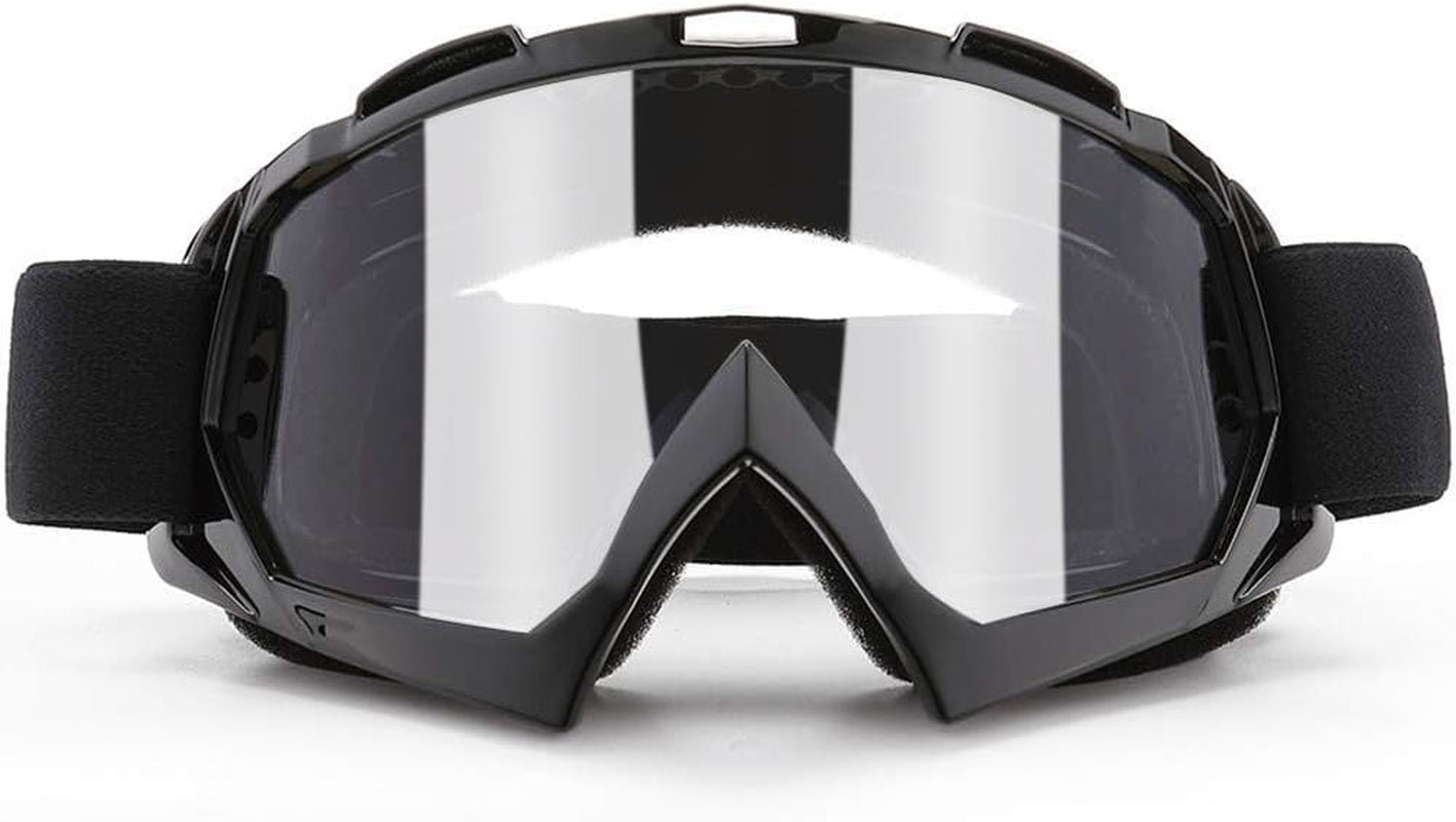 UV400 Dirt Bike & ATV Goggles - Windproof, Dustproof Motorcycle Goggles for Men, Women & Youth - Perfect for Motocross Riding!