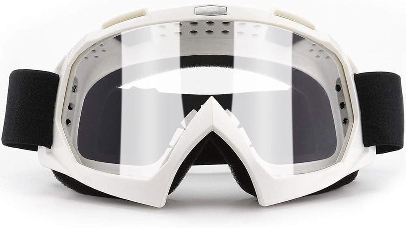 UV400 Dirt Bike & ATV Goggles - Windproof, Dustproof Motorcycle Goggles for Men, Women & Youth - Perfect for Motocross Riding!