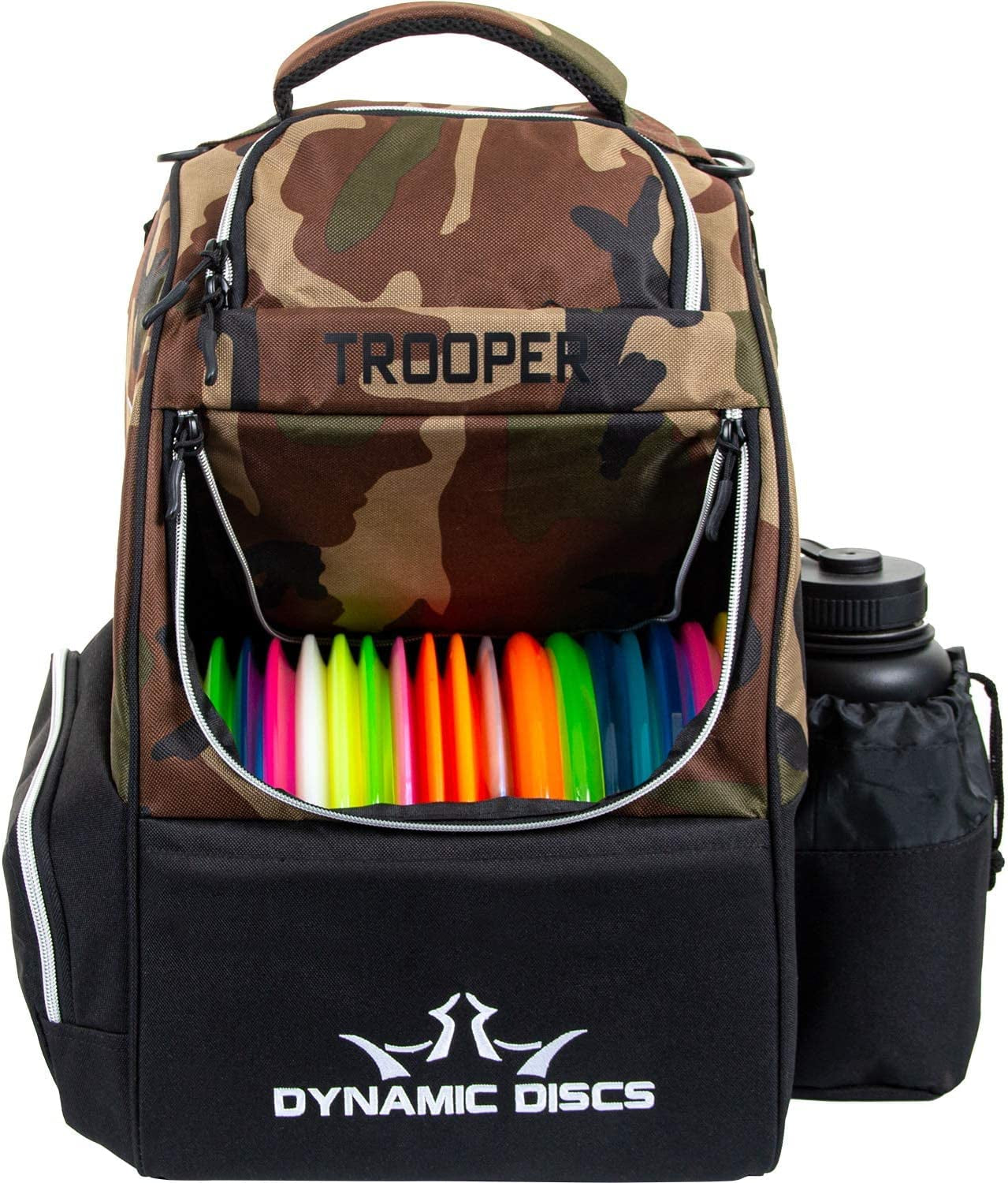 Trooper Disc Golf Backpack - Spacious, Lightweight & Durable Design for 18+ Discs - Ideal Gift for All Skill Levels