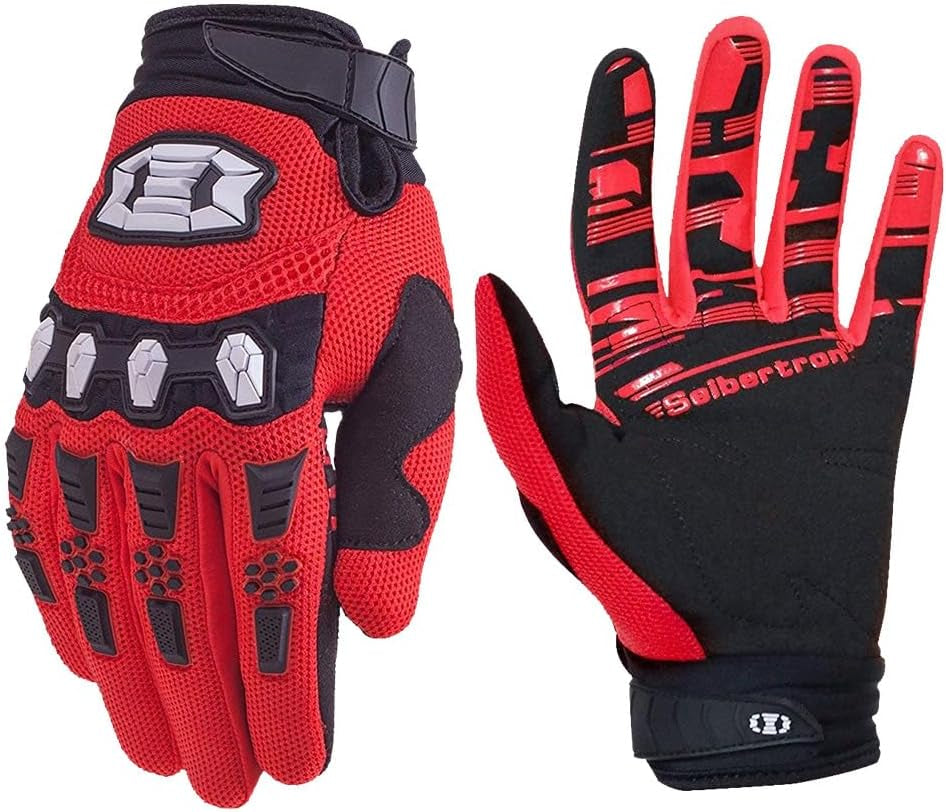 Unisex Full Finger Touch Recognition Gloves for BMX, MX, ATV, MTB, and Motocross - Perfect for Off-Road and Road Racing!