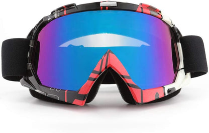 UV400 Dirt Bike & ATV Goggles - Windproof, Dustproof Motorcycle Goggles for Men, Women & Youth - Perfect for Motocross Riding!