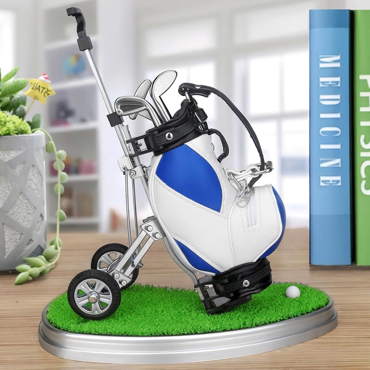 Unique Golf Pen Holder - Perfect Gift for Golf Lovers, Ideal for Birthdays, Christmas, and Office Decor!