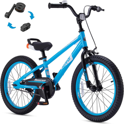 EZ & Freestyle Kids Bike - 2-in-1 Pedal Balance Training Bicycle for Toddlers to Big Kids (12-18 Inch)