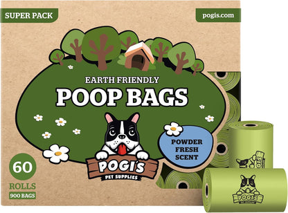 Pogi’S Dog Poop Bags - 10 Rolls (150 Doggie Poop Bags) - Leak-Proof Dog Waste Bags - Scented, Ultra Thick, Extra Large Poop Bags for Dogs