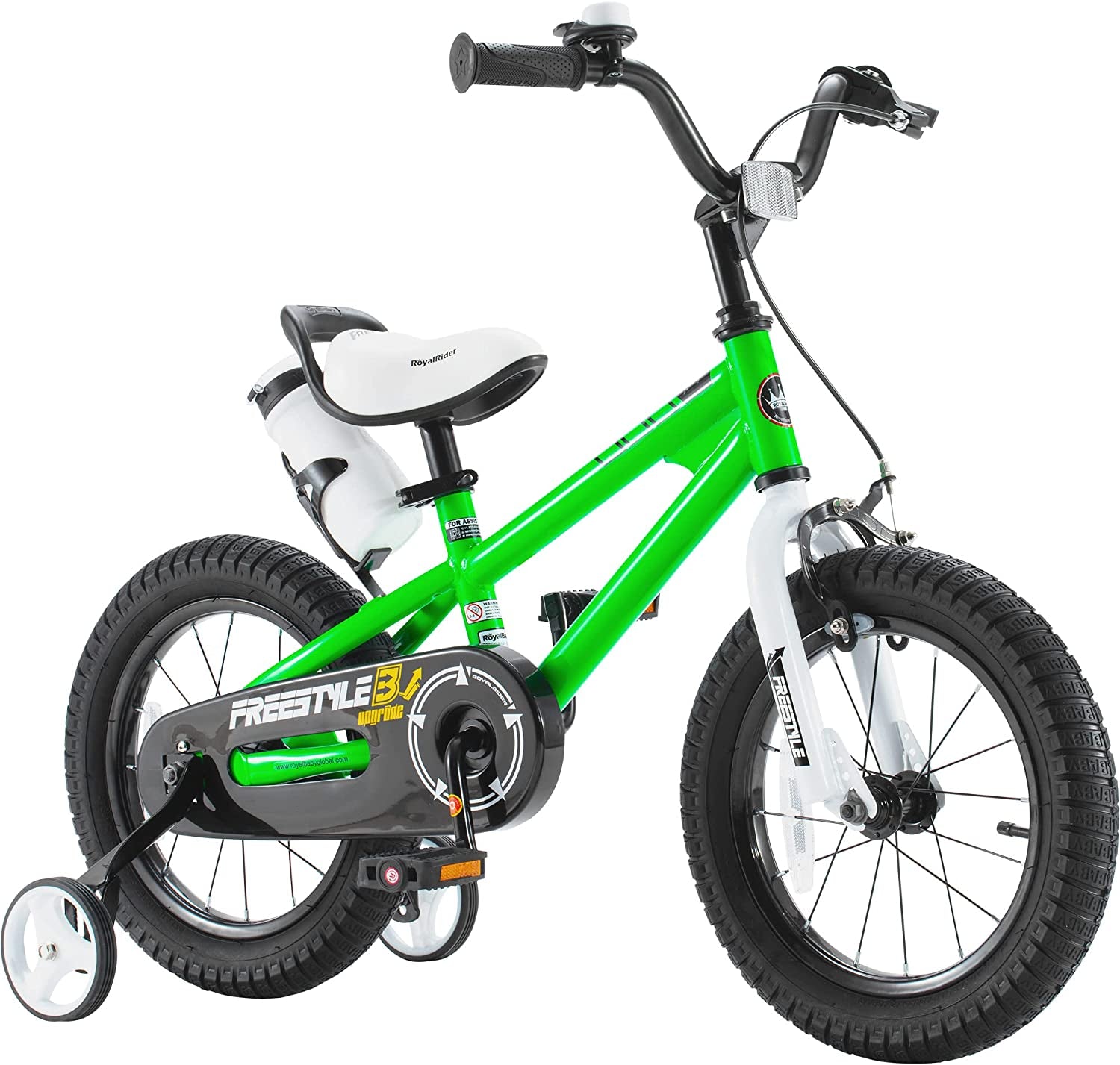 EZ & Freestyle Kids Bike - 2-in-1 Pedal Balance Training Bicycle for Toddlers to Big Kids (12-18 Inch)