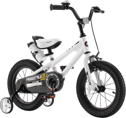 EZ & Freestyle Kids Bike - 2-in-1 Pedal Balance Training Bicycle for Toddlers to Big Kids (12-18 Inch)