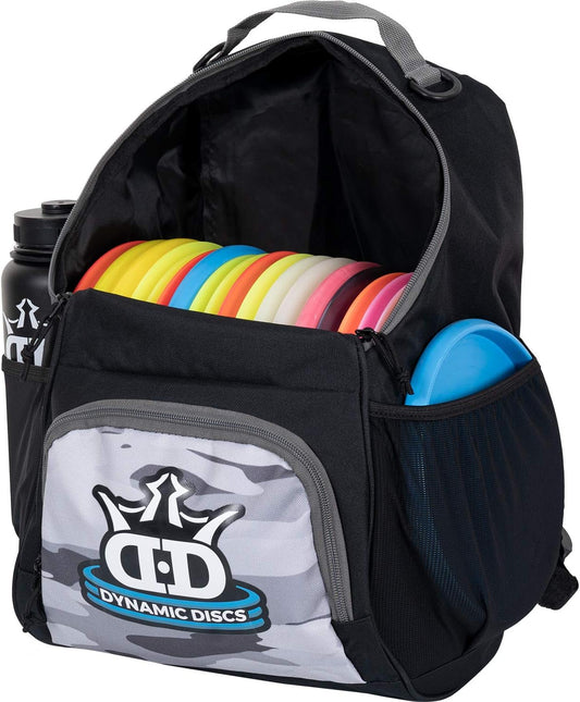 Cadet Disc Golf Bag - Lightweight, Durable & Perfect for Beginners - Holds 17+ Discs with Accessory Pouch & Water Bottle Holder - Made in the USA