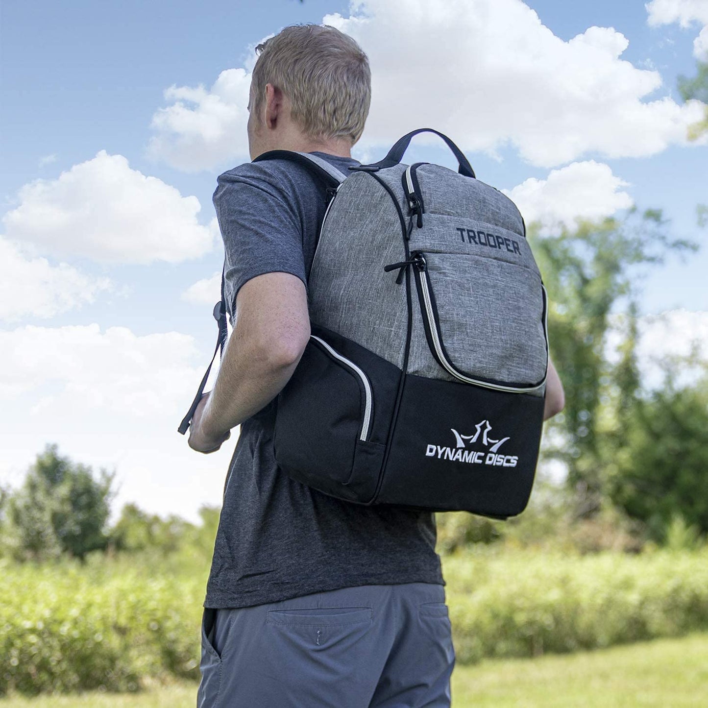 Trooper Disc Golf Backpack - Spacious, Lightweight & Durable Design for 18+ Discs - Ideal Gift for All Skill Levels