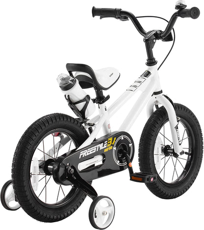 EZ & Freestyle Kids Bike - 2-in-1 Pedal Balance Training Bicycle for Toddlers to Big Kids (12-18 Inch)