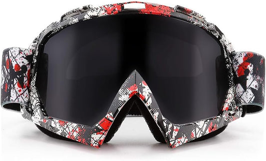 UV400 Dirt Bike & ATV Goggles - Windproof, Dustproof Motorcycle Goggles for Men, Women & Youth - Perfect for Motocross Riding!