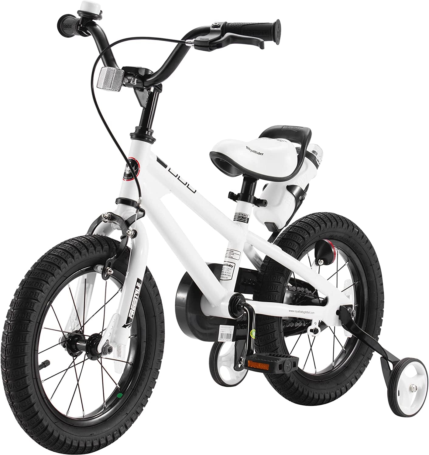 EZ & Freestyle Kids Bike - 2-in-1 Pedal Balance Training Bicycle for Toddlers to Big Kids (12-18 Inch)