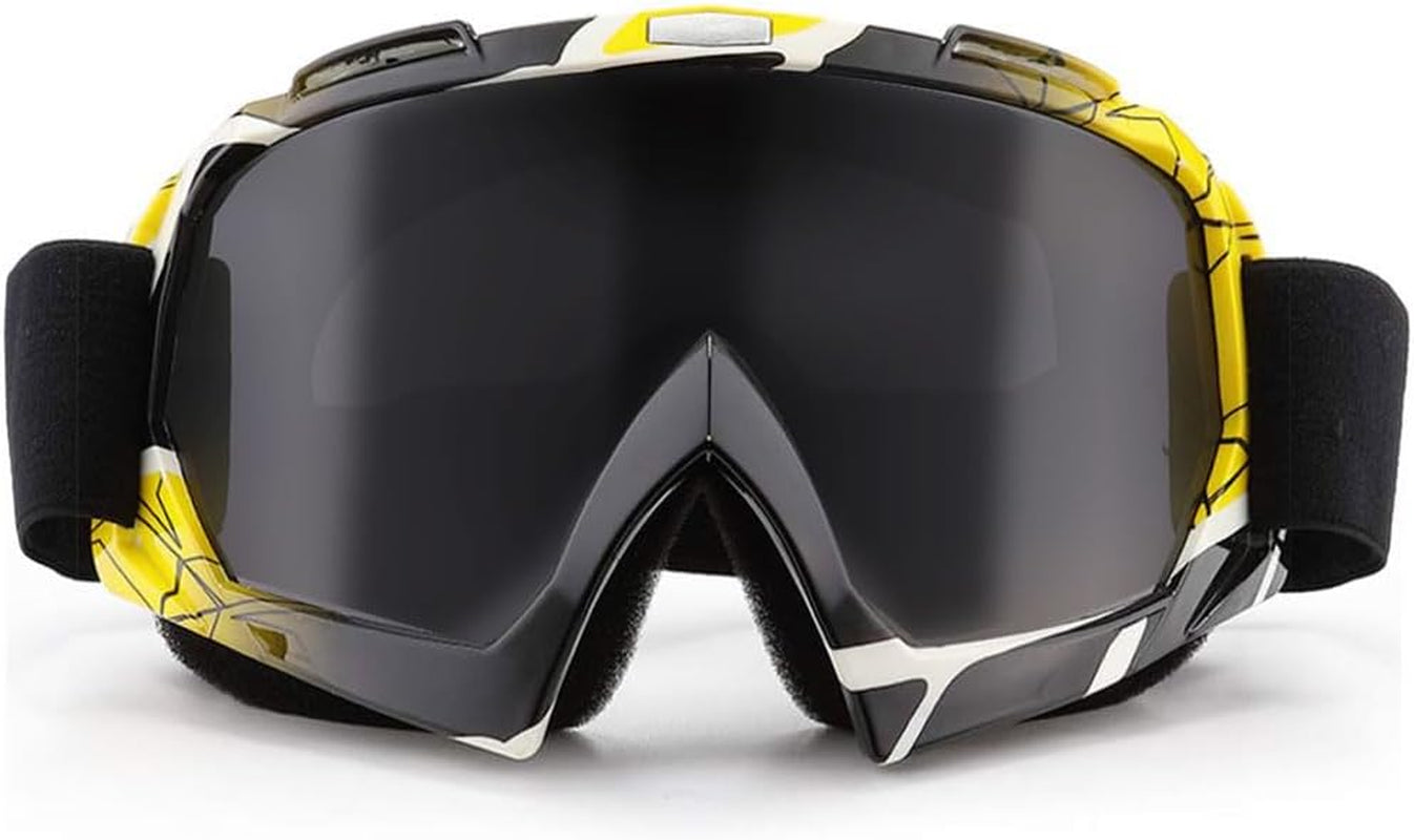 UV400 Dirt Bike & ATV Goggles - Windproof, Dustproof Motorcycle Goggles for Men, Women & Youth - Perfect for Motocross Riding!