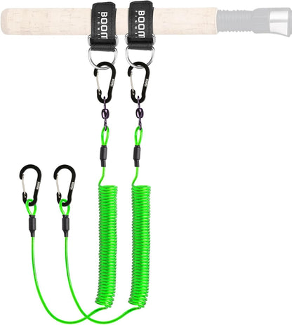 Heavy Duty Fishing Pole Tether & Kayak Paddle Leash - Essential Fishing Accessories for Tools, Rods & Paddles