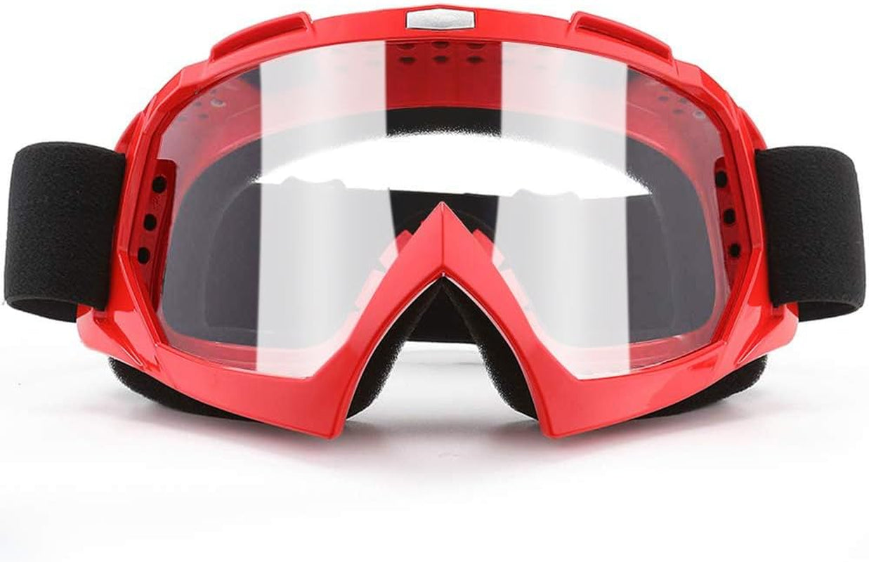 UV400 Dirt Bike & ATV Goggles - Windproof, Dustproof Motorcycle Goggles for Men, Women & Youth - Perfect for Motocross Riding!