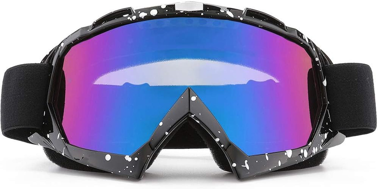 UV400 Dirt Bike & ATV Goggles - Windproof, Dustproof Motorcycle Goggles for Men, Women & Youth - Perfect for Motocross Riding!