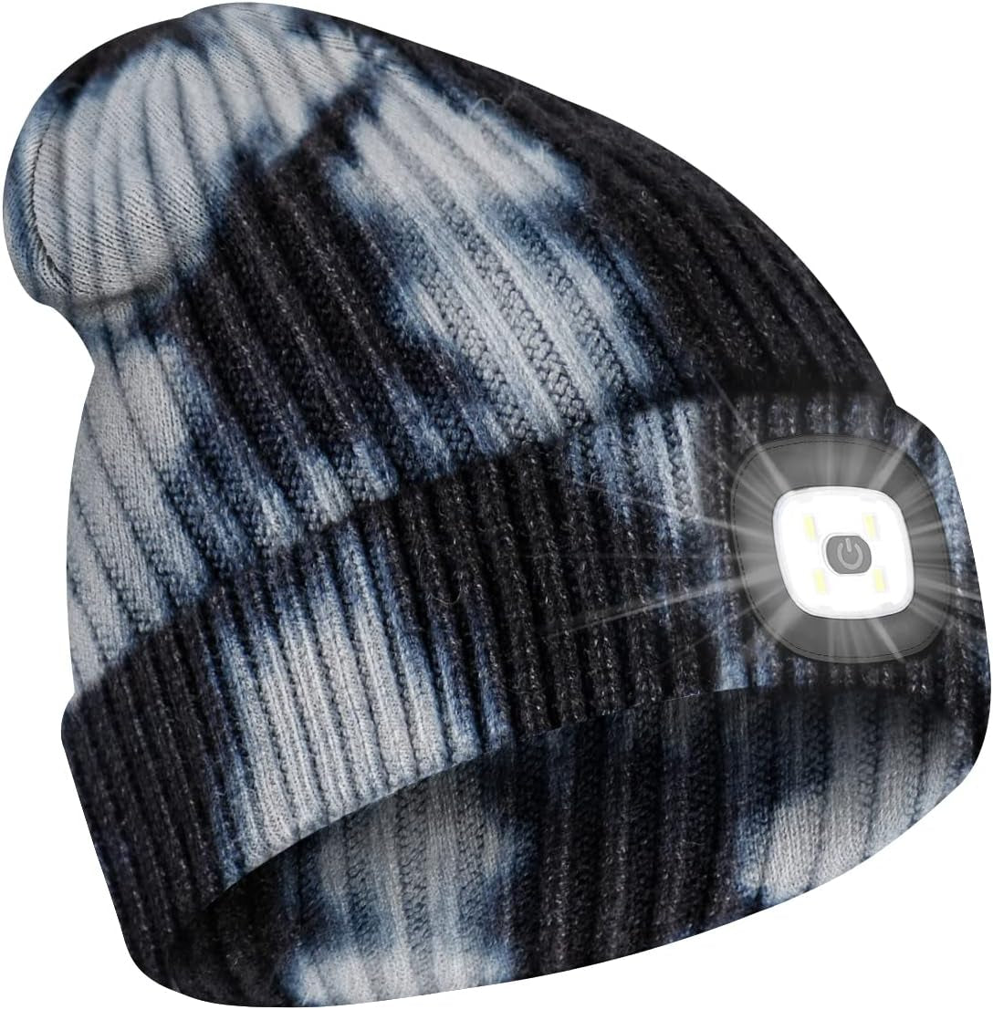 Rechargeable LED Beanie Hat - Perfect Gift for Men, Dads, and Husbands!