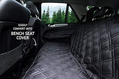 Dog Car Seat Cover for Back Seat 58"X56" Waterproof Dog Car Seat Cover SUV - Car Seat Cover for Dogs - Back Seat Protector for Dog - Dog Hammock for Car, Dog Seat Cover for Truck (Large)