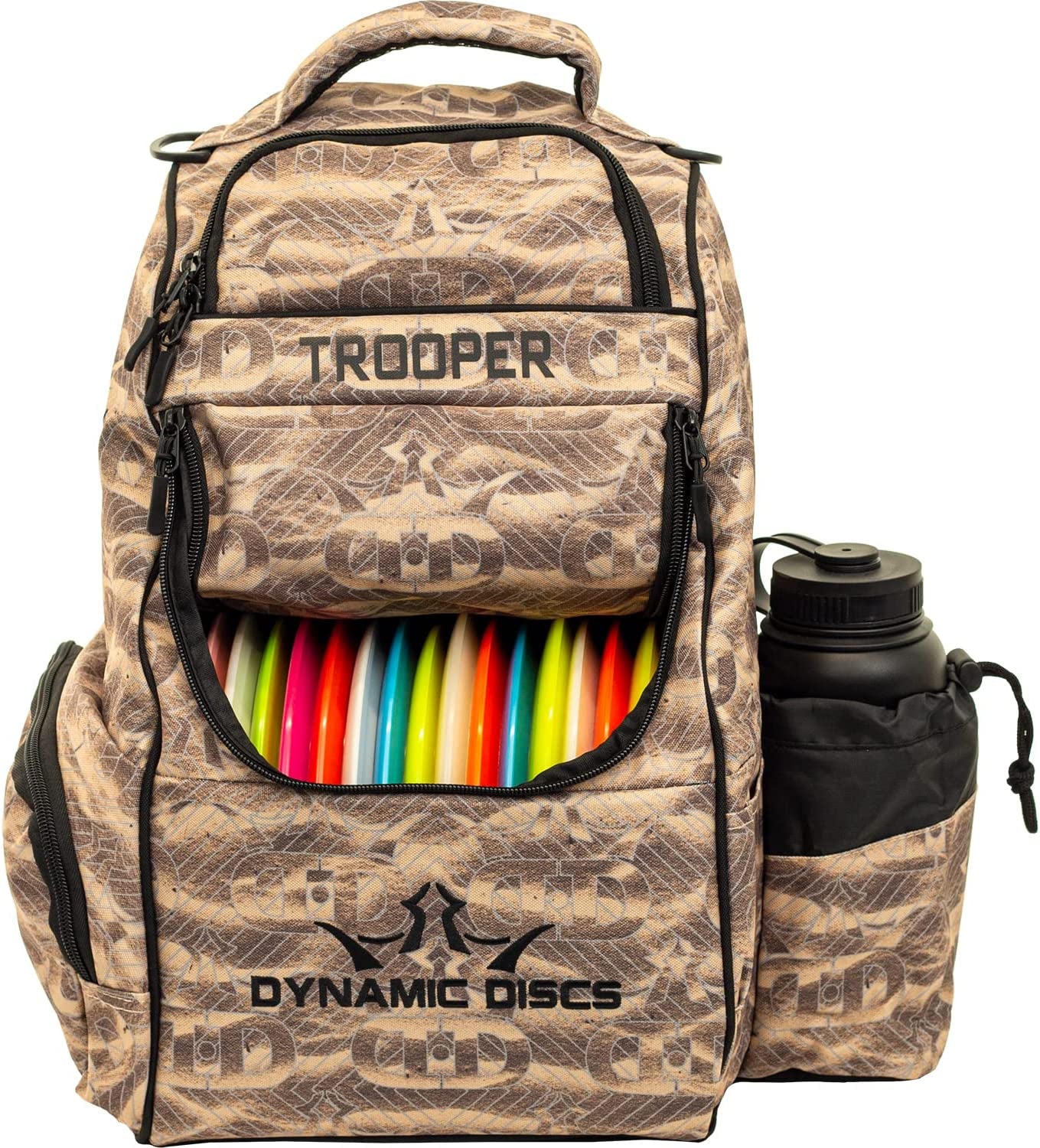 Trooper Disc Golf Backpack - Spacious, Lightweight & Durable Design for 18+ Discs - Ideal Gift for All Skill Levels