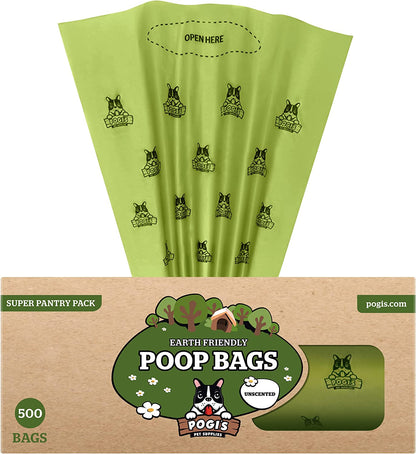 Pogi’S Dog Poop Bags - 10 Rolls (150 Doggie Poop Bags) - Leak-Proof Dog Waste Bags - Scented, Ultra Thick, Extra Large Poop Bags for Dogs