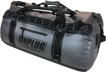 UNPLUG Ultimate Adventure Bag - Heavy Duty Waterproof Travel Duffel for Camping, Boating, and Motorcycling