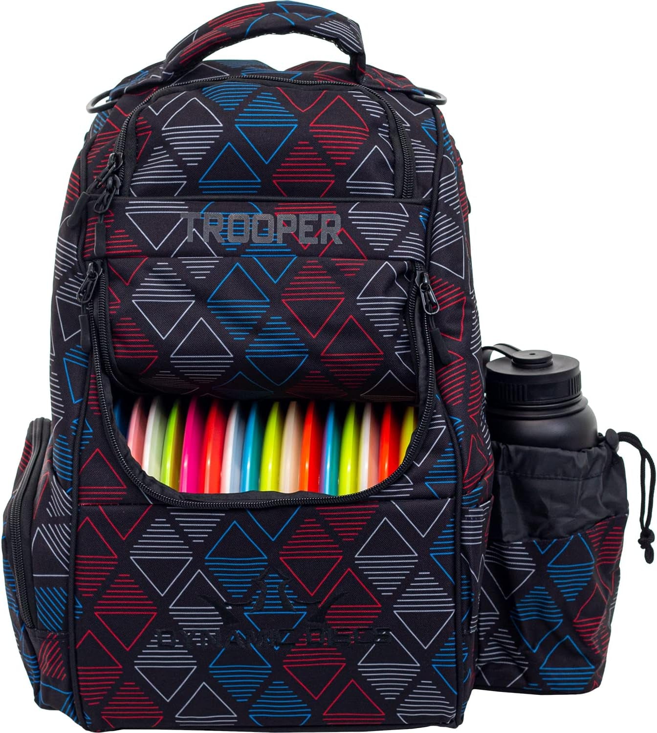 Trooper Disc Golf Backpack - Spacious, Lightweight & Durable Design for 18+ Discs - Ideal Gift for All Skill Levels