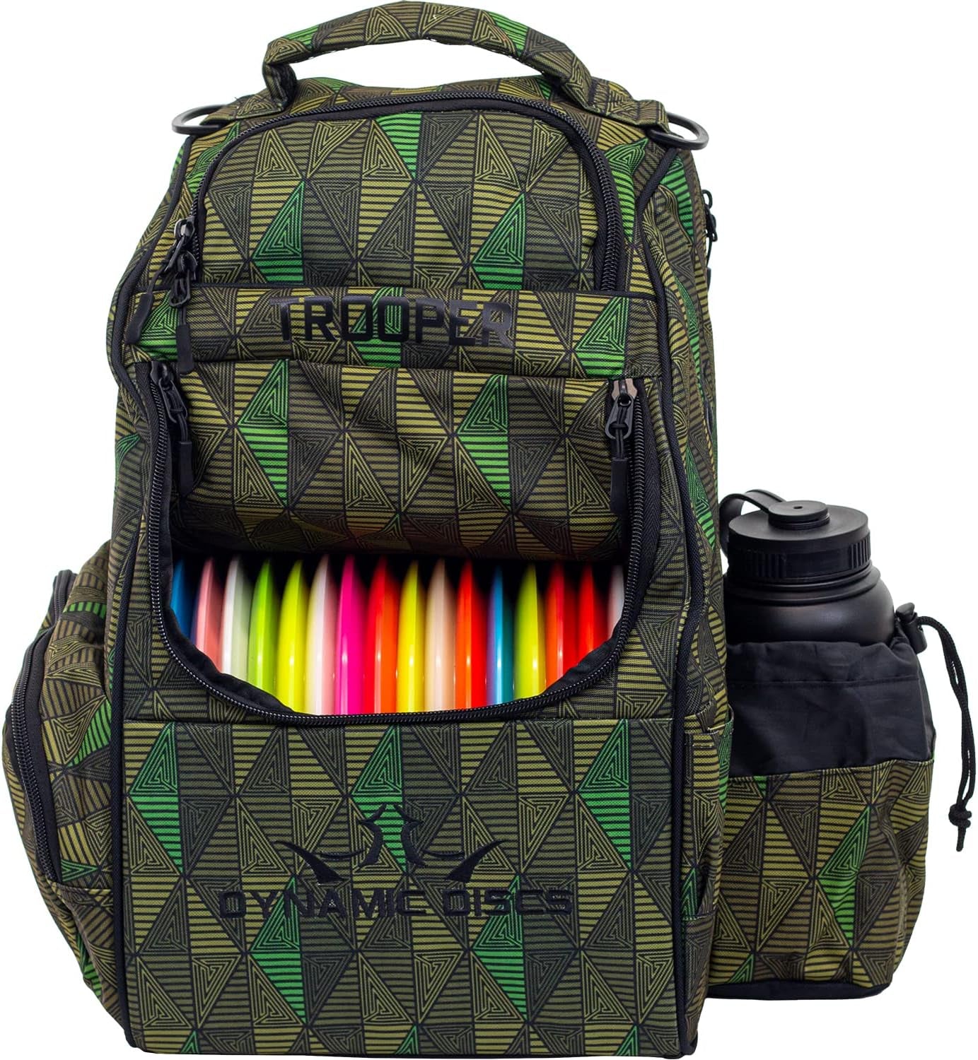 Trooper Disc Golf Backpack - Spacious, Lightweight & Durable Design for 18+ Discs - Ideal Gift for All Skill Levels