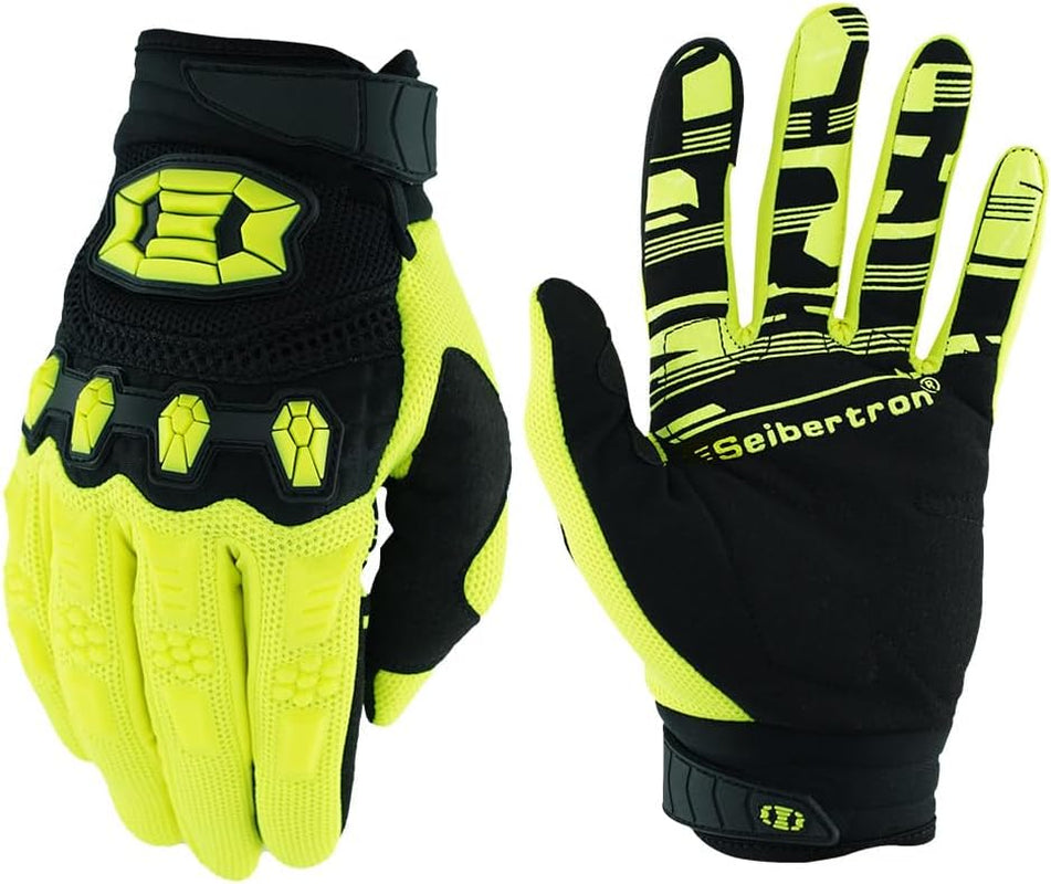 Unisex Full Finger Touch Recognition Gloves for BMX, MX, ATV, MTB, and Motocross - Perfect for Off-Road and Road Racing!