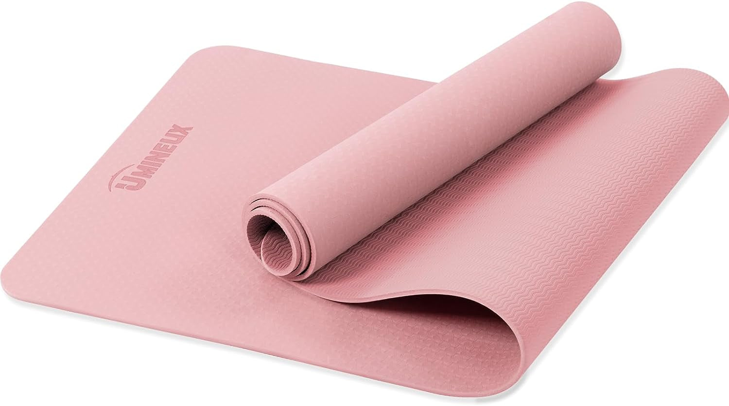 Yoga Mat Non Slip, Pilates Fitness Mats, Eco Friendly, Anti-Tear 1/4" Thick Yoga Mats for Women, Exercise Mats for Home Workout with Carrying Sling and Storage Bag