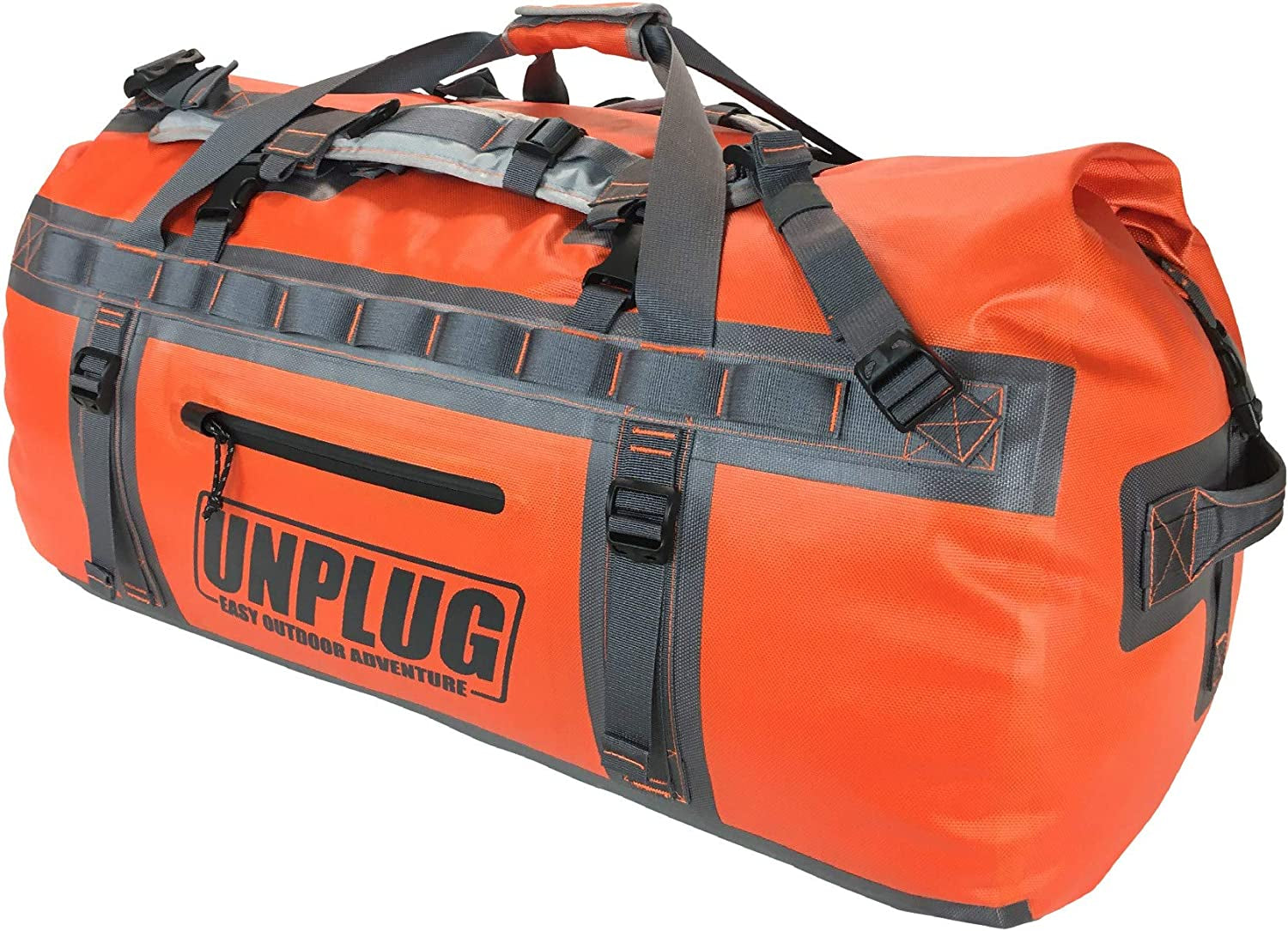 UNPLUG Ultimate Adventure Bag - Heavy Duty Waterproof Travel Duffel for Camping, Boating, and Motorcycling