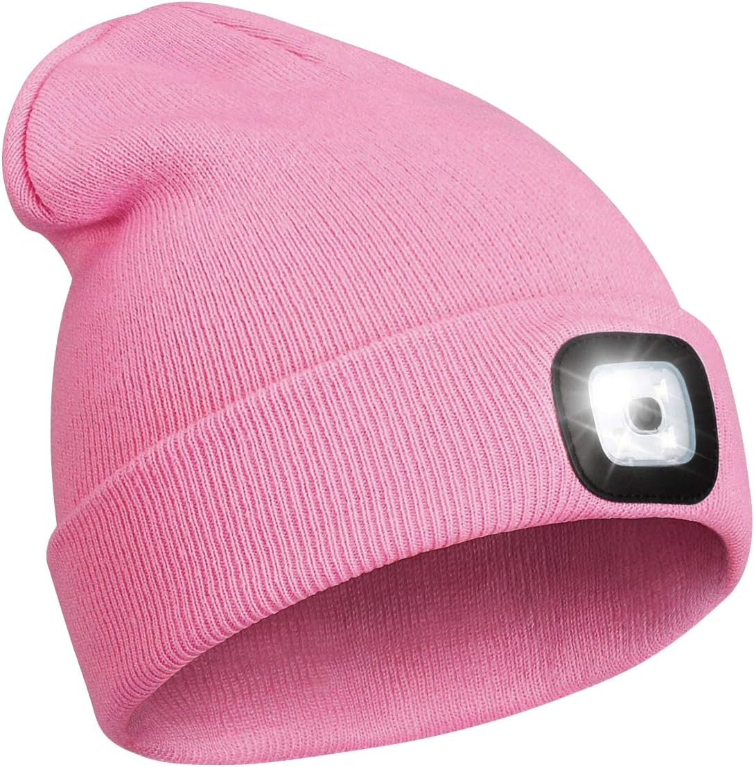 Rechargeable LED Beanie Hat - Perfect Gift for Men, Dads, and Husbands!