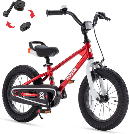 EZ & Freestyle Kids Bike - 2-in-1 Pedal Balance Training Bicycle for Toddlers to Big Kids (12-18 Inch)