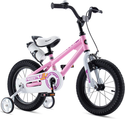 EZ & Freestyle Kids Bike - 2-in-1 Pedal Balance Training Bicycle for Toddlers to Big Kids (12-18 Inch)