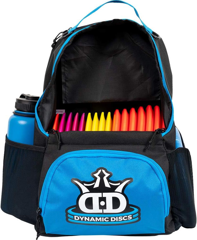 Cadet Disc Golf Bag - Lightweight, Durable & Perfect for Beginners - Holds 17+ Discs with Accessory Pouch & Water Bottle Holder - Made in the USA