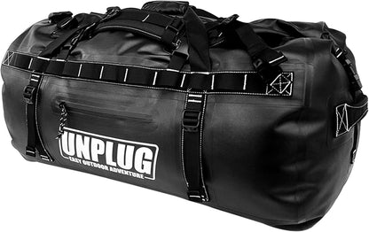 UNPLUG Ultimate Adventure Bag - Heavy Duty Waterproof Travel Duffel for Camping, Boating, and Motorcycling