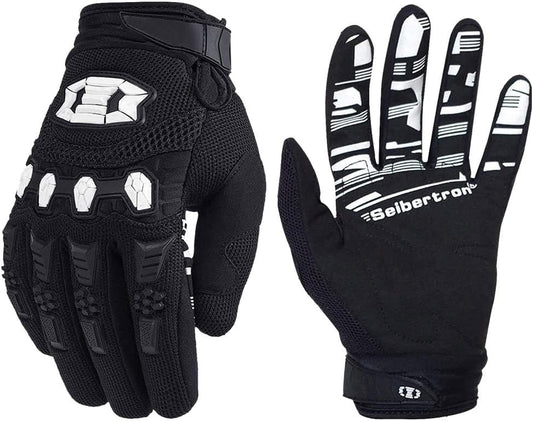 Unisex Full Finger Touch Recognition Gloves for BMX, MX, ATV, MTB, and Motocross - Perfect for Off-Road and Road Racing!